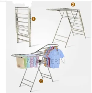 Foldable Stainless Steel Laundry Drying Rack