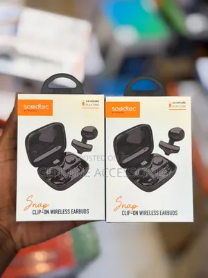 Porodo Soundtec Snap Clip-on Earbuds