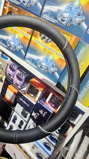 Blue Trim Model Steering Wheel Cover