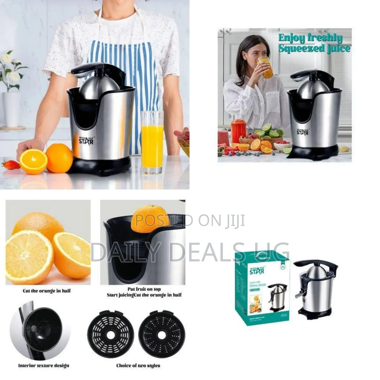 Winningstar Electric Citrus Juicer - Multicolor