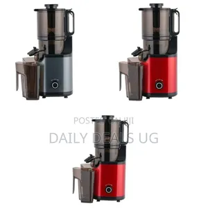 Compact Slow Masticating Juicer With Wide Feed Chute - Multicolor