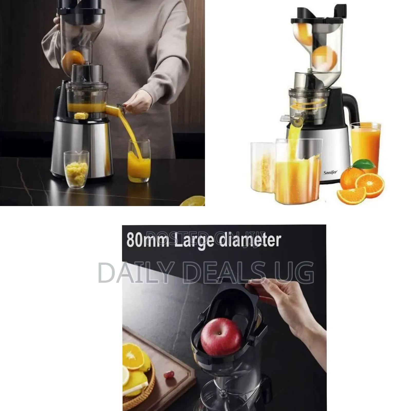 Sonifer Slow Masticating Juicer for Maximum Nutrient Extraction