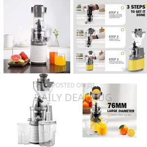 Sokany Masticating Cold Press Juicer - Multicolor