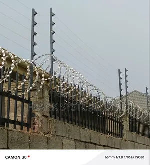 Galvanised Razor Wire Fence