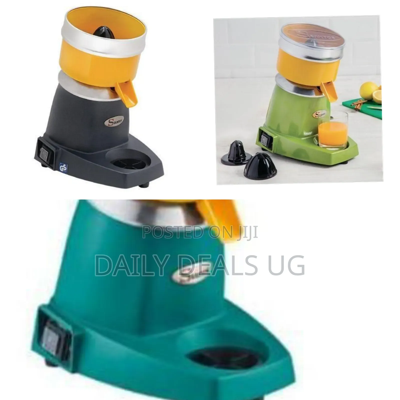 Santos-Style Commercial Citrus Juicer - Multicolor