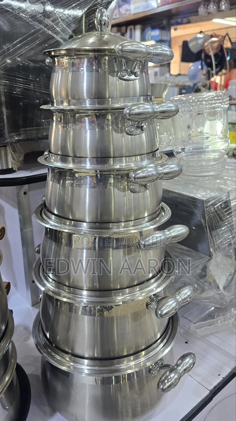 Prandeli Stainless-Steel Saucepan Set (6pcs)