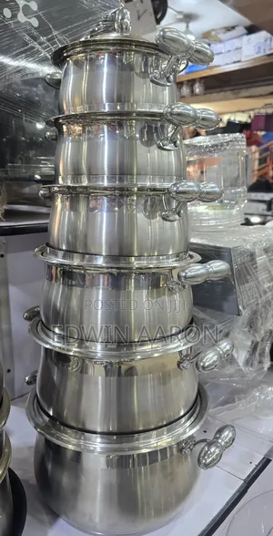 Prandeli Stainless-Steel Saucepan Set (6pcs)