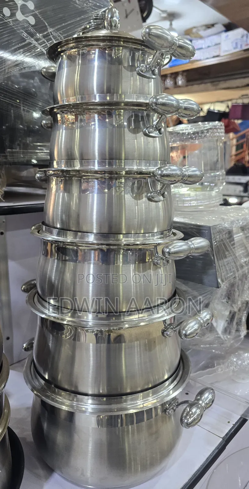 Prandeli Stainless-Steel Saucepan Set (6pcs)