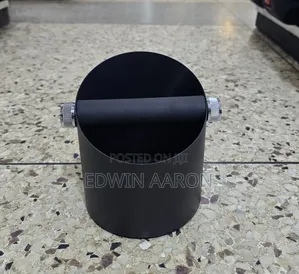 Black Metalic Coffee Knock Box