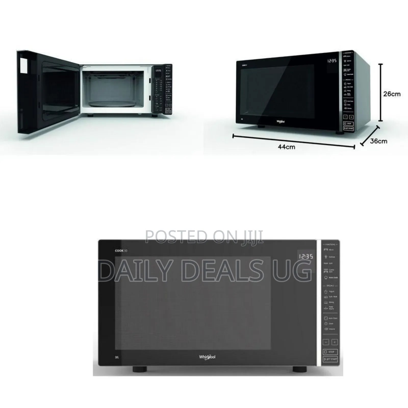 Whirlpool Modern Digital Microwave Oven - Multicolor