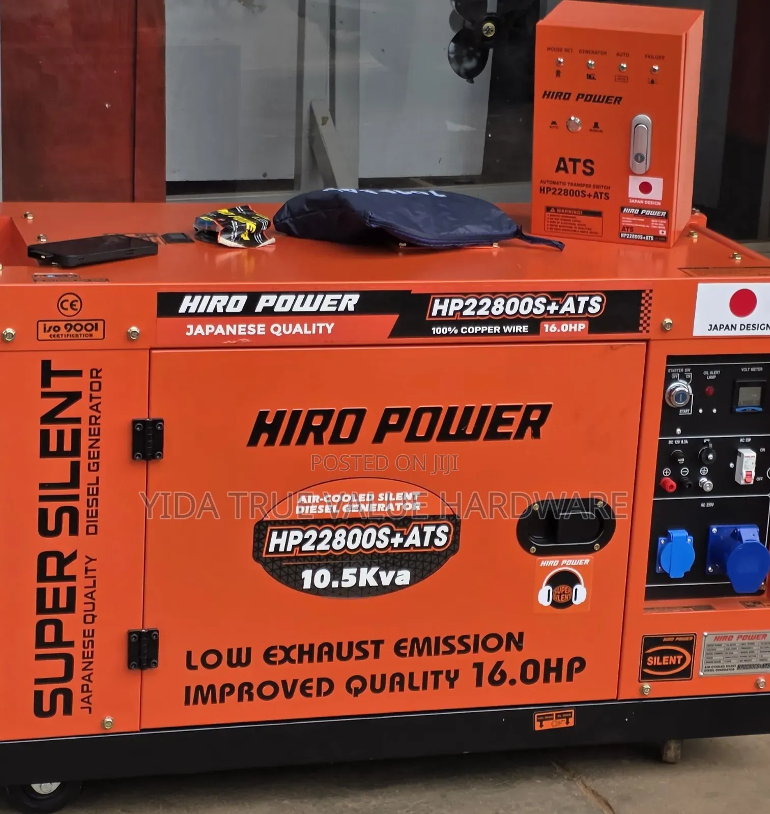 Generator Hiro Power 10.5kva Japan