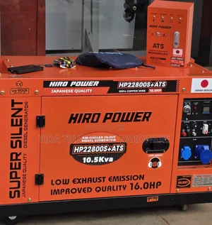 Generator Hiro Power 10.5kva Japan