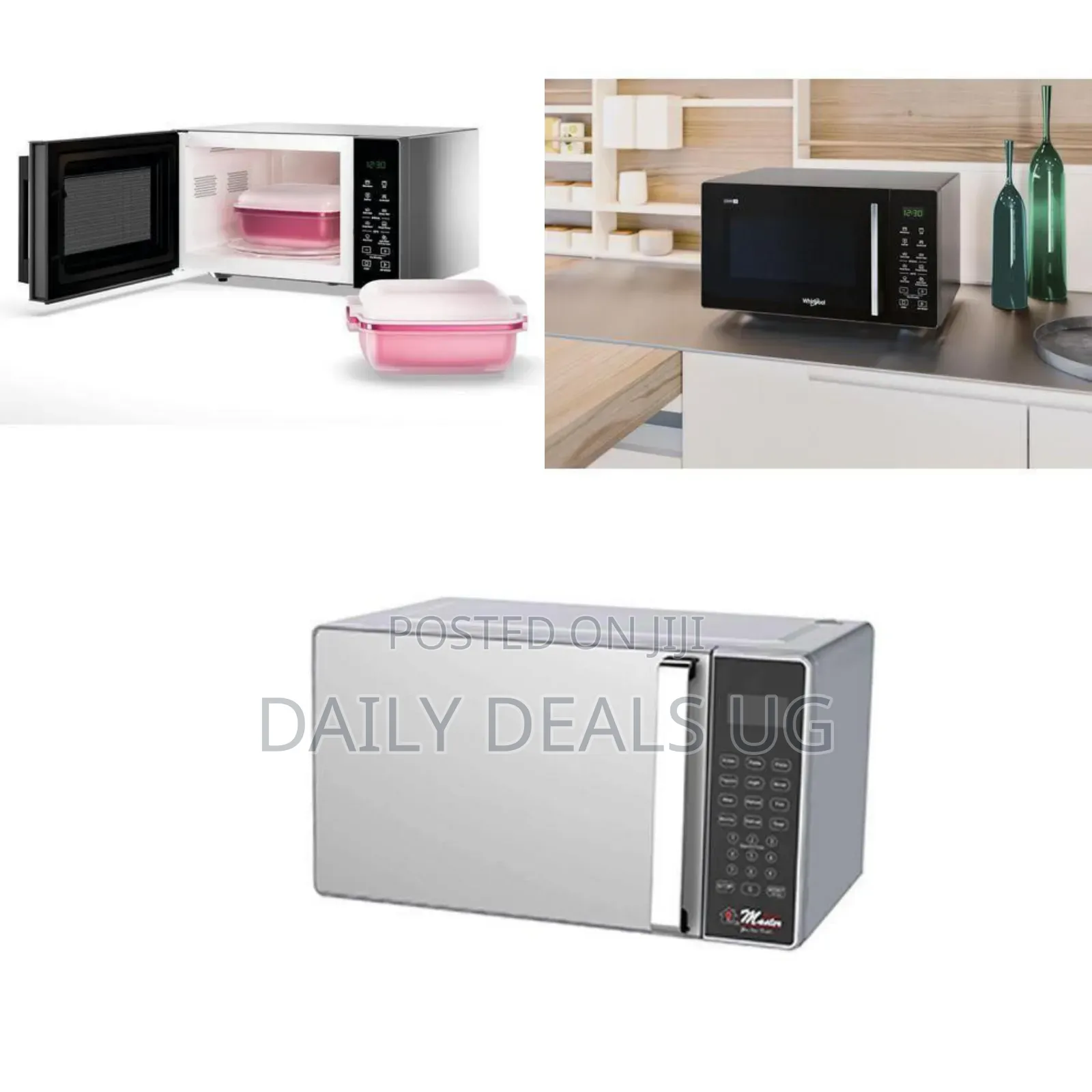 Whirlpool Modern Digital Microwave Oven - Multicolor