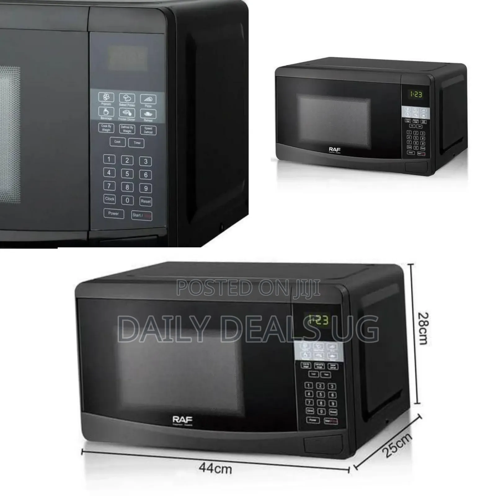 Raf Modern Digital Microwave Oven - Multicolor