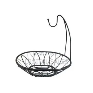 Ecorative Metal Fruit Basket With Banana Hanger