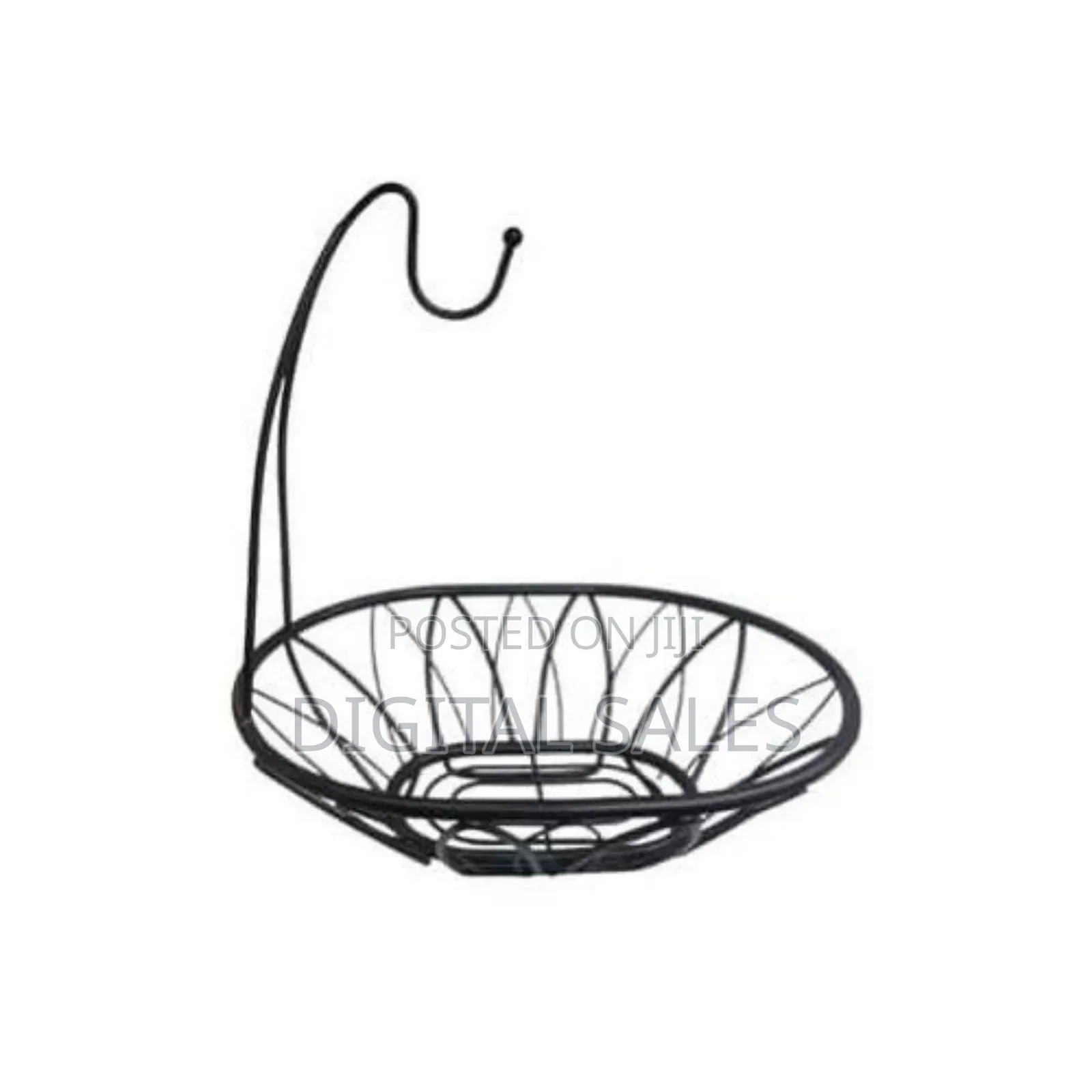Ecorative Metal Fruit Basket With Banana Hanger