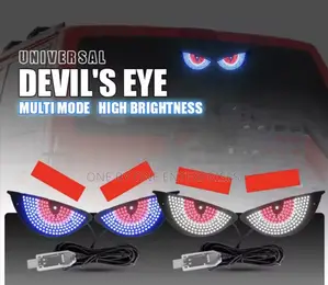 Devil's Eye Car Back Window Expression Lights Led Strips Light