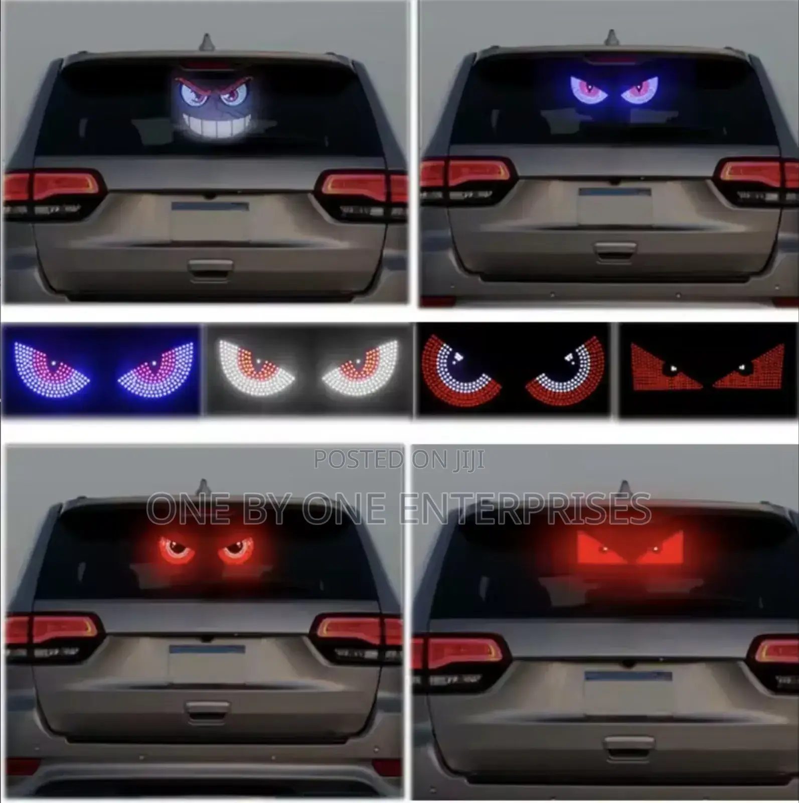 Devil's Eye Car Back Window Expression Lights Led Strips Light