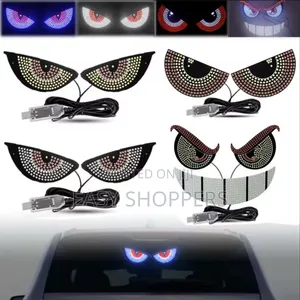 Devil's Eye Car Back Window Expression Lights Led Strips Light Panel