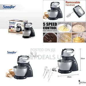 Sonifer 4l Electric Dough Hand Stand Mixer