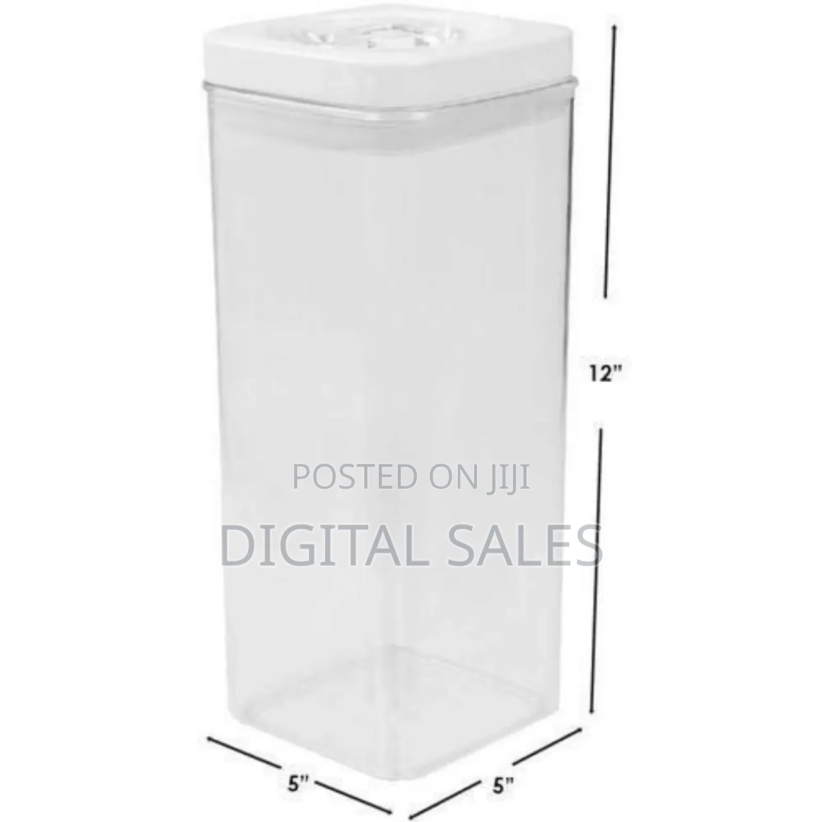 Dlux Tall Airtight Food Storage Container for Pantry Organization