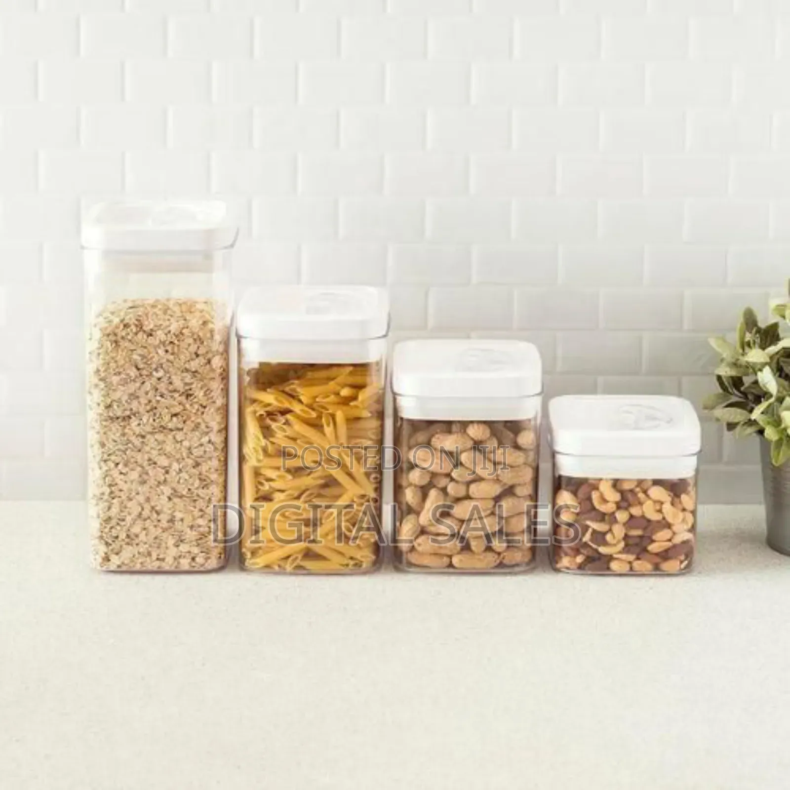 Dlux Tall Airtight Food Storage Container for Pantry Organization