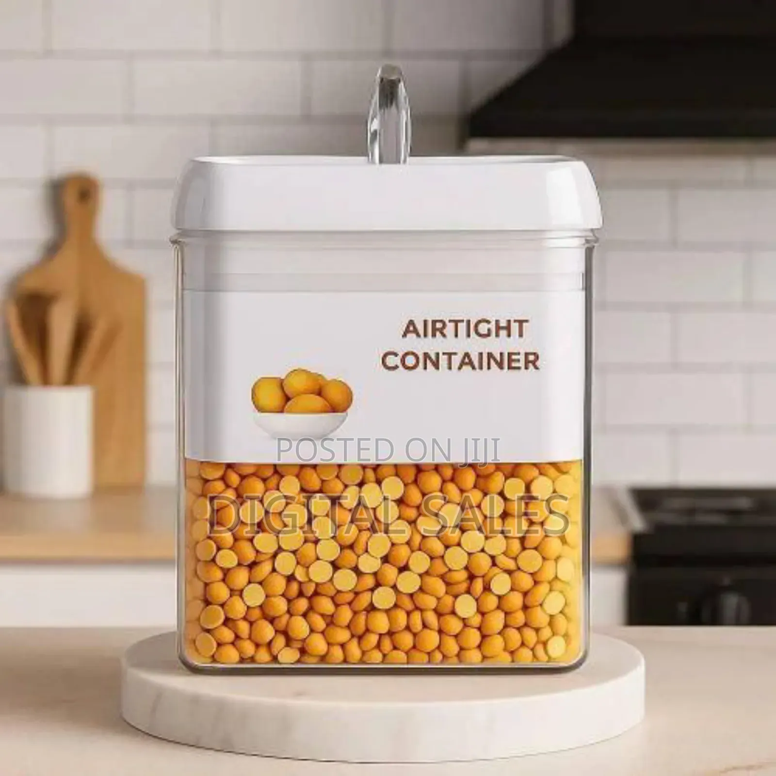 Premium Airtight Food Storage Container With Easy-Pour Lid, 2.8 .