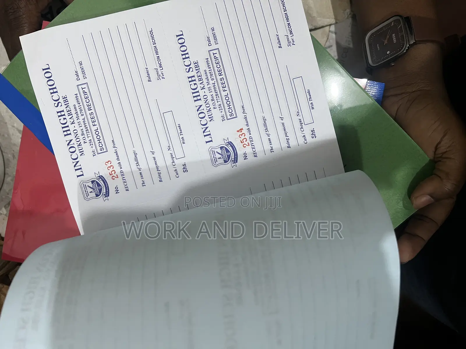 School Receipt Books