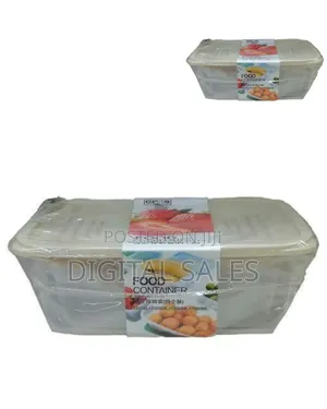 4-Piece Set of Rectangular Food Storage Containers