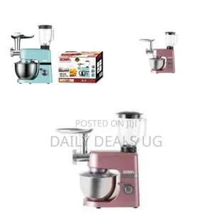 5-in-1 Multifunctional Stand Mixer and Food Processor - Multicolor