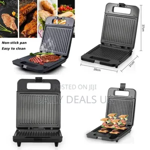 Raf Versatile 2-in-1 Sandwich Maker Indoor Grill