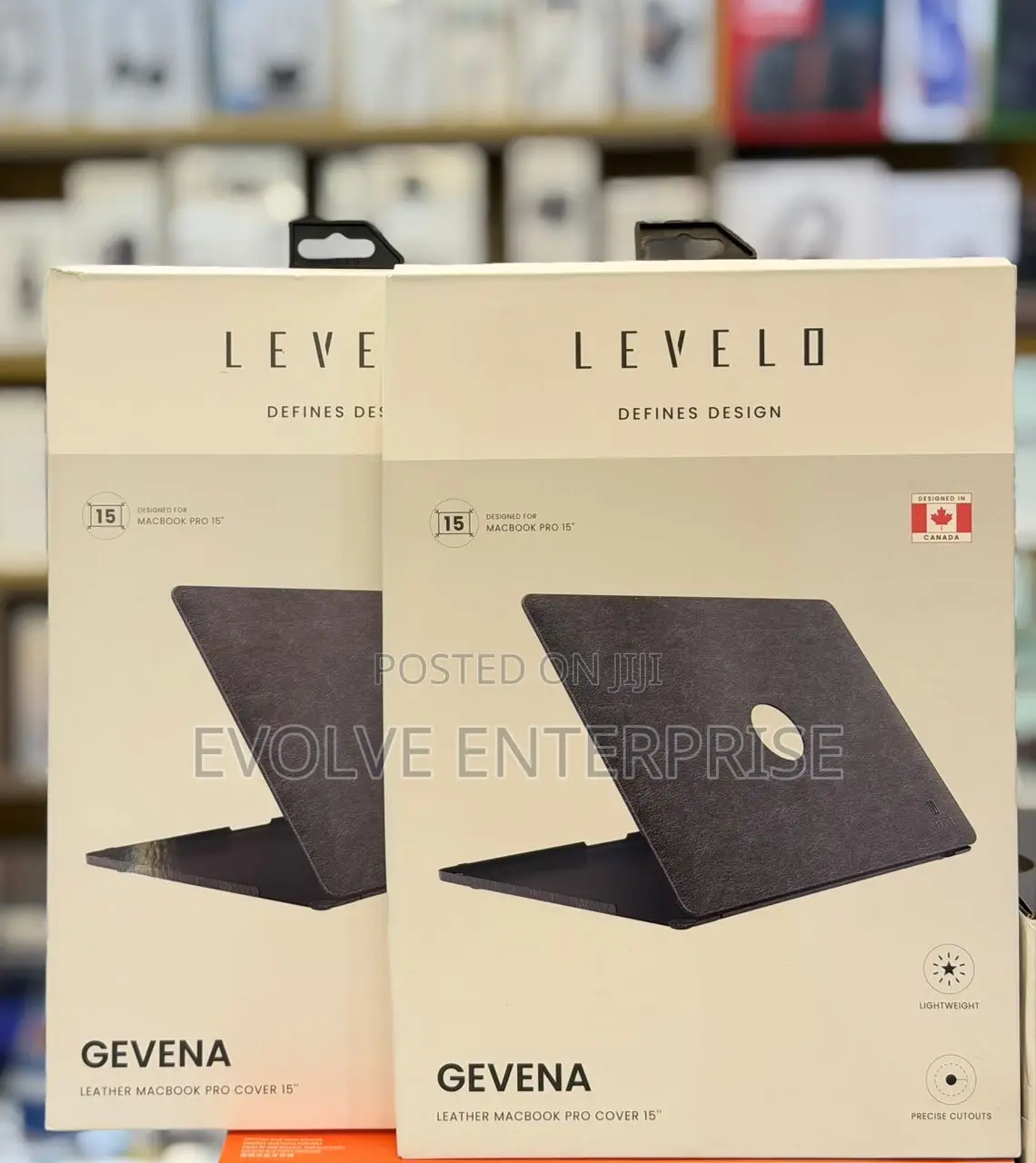 Levelo Gevena Leather Macbook Pro 15inch Cover