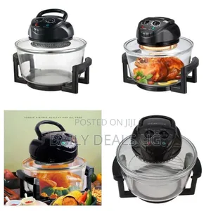 Versatile Halogen Convection Oven for Healthy Cooking - Multicolor