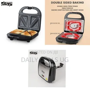 Compact Electric Sandwich Maker Toaster - Multicolor