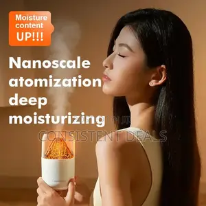 Portable Mini Volcano Usb Humidifier - 300ml