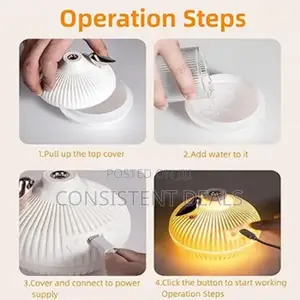 Portable Onion Mini Humidifier, 300ml Small Cool Mist Humidifier