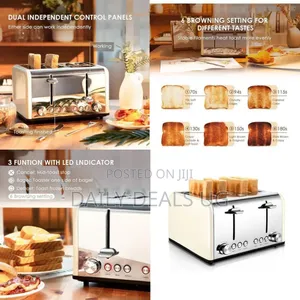Classic Four-Slice Toaster - Multicolor
