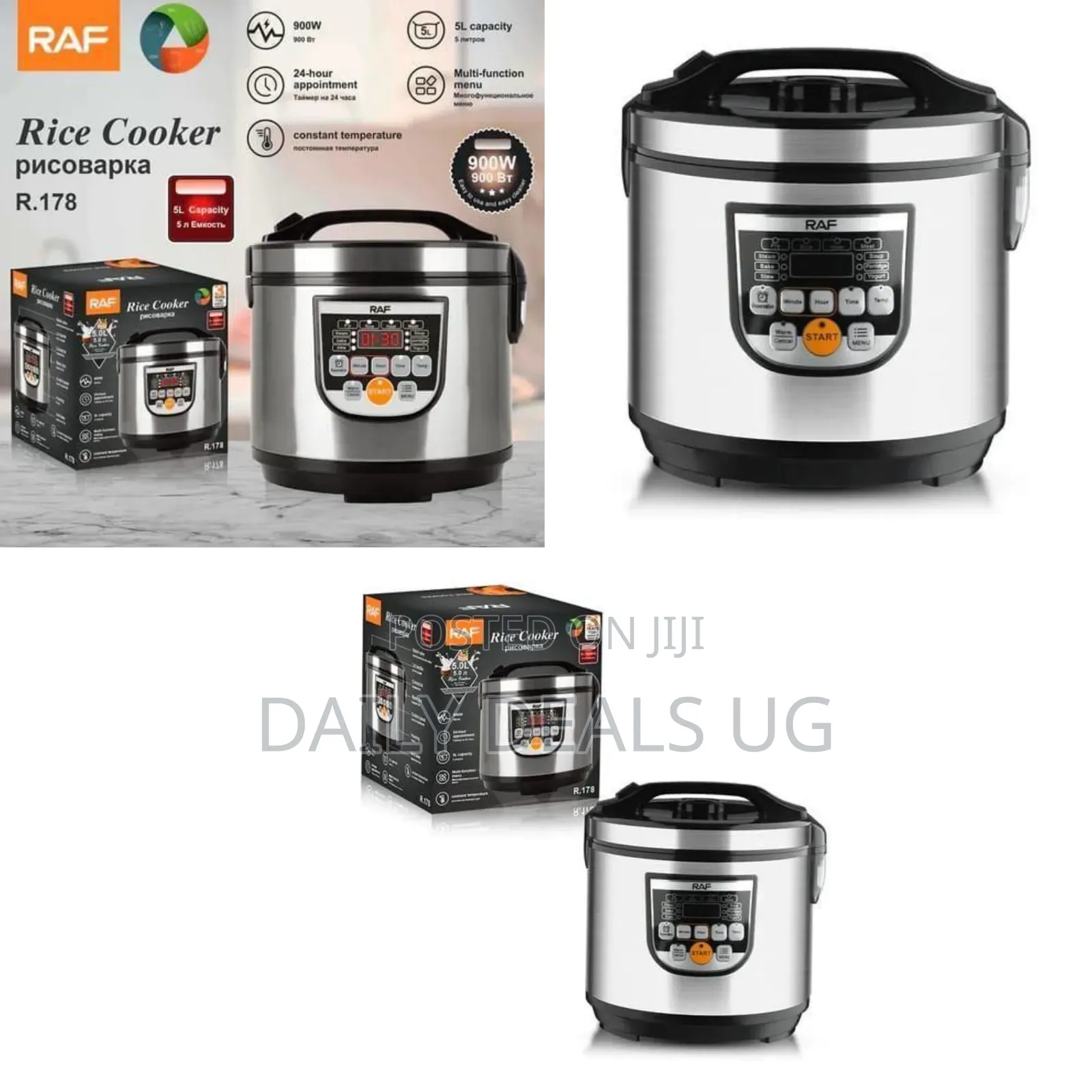 Raf Multi-Functional Electric Rice Cooker, 5l