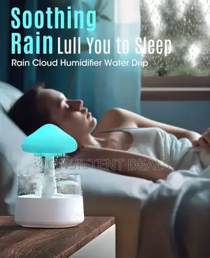 Rain Cloud Humidifier, Raining Cloud Rgb Night Light Aromatherapy