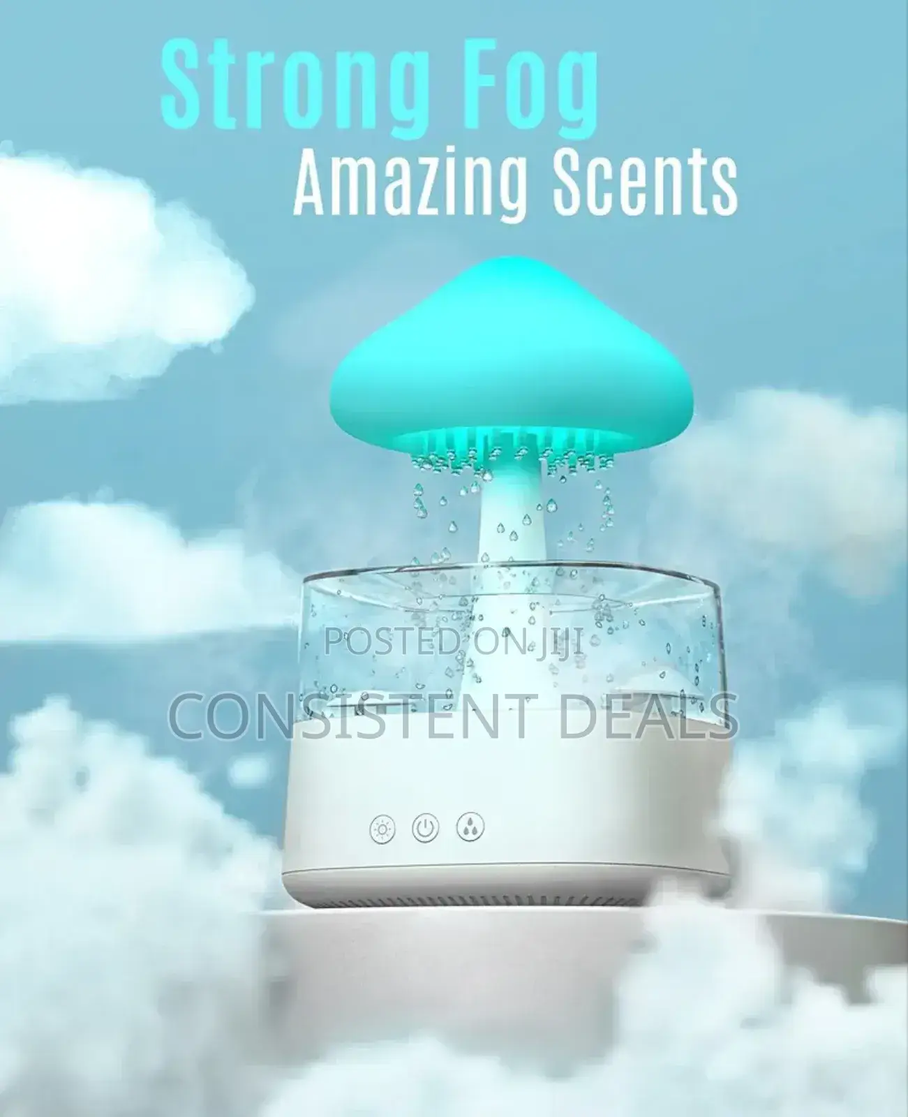 Rain Cloud Humidifier, Raining Cloud Rgb Night Light Aromatherapy