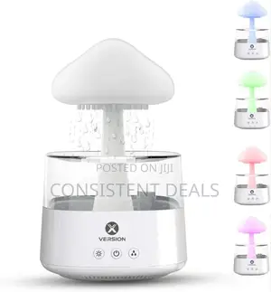 Rain Cloud Humidifier, Raining Cloud Rgb Night Light Aromatherapy