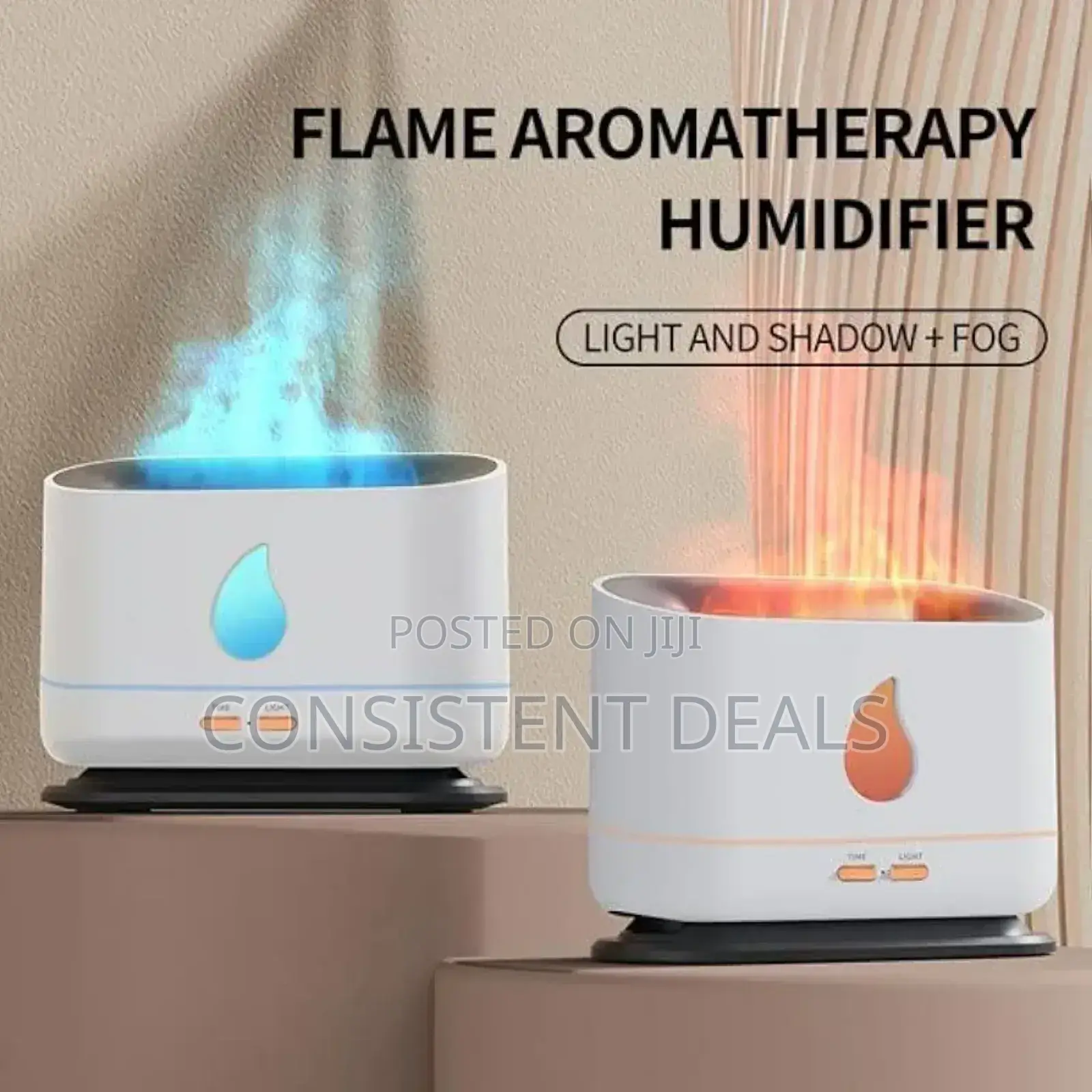 Large Flame Humidifiers, Usb Loop Aromatherapy Diffuser