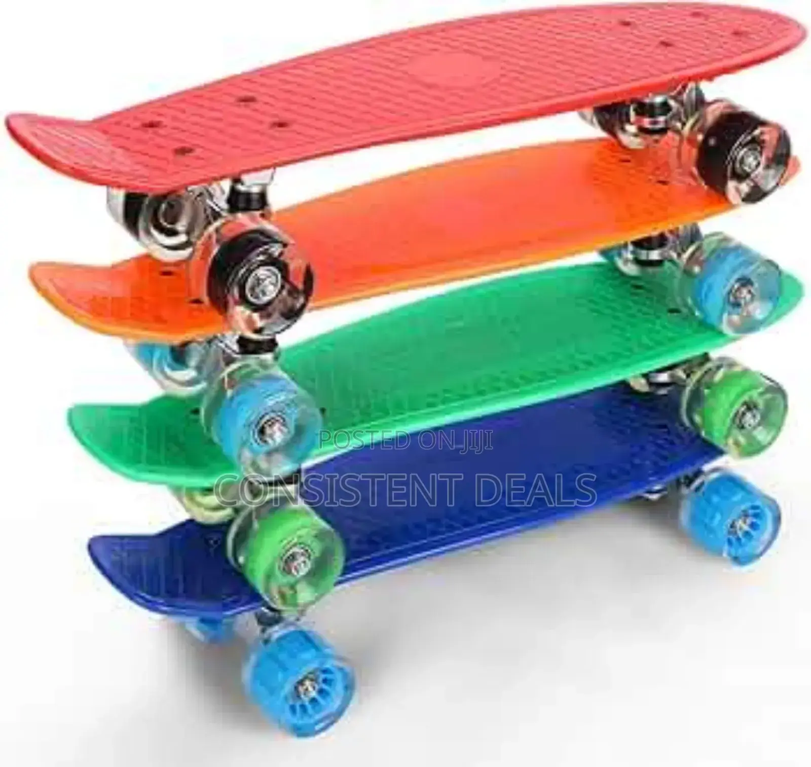 Mini Cruiser Skateboard 23'' Plastic Cruiser Complete Skateboard