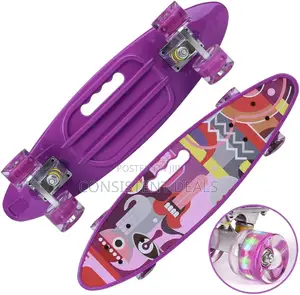 Skateboard, Kids Skateboard, Portable Pu Sports Skateboard For Kids