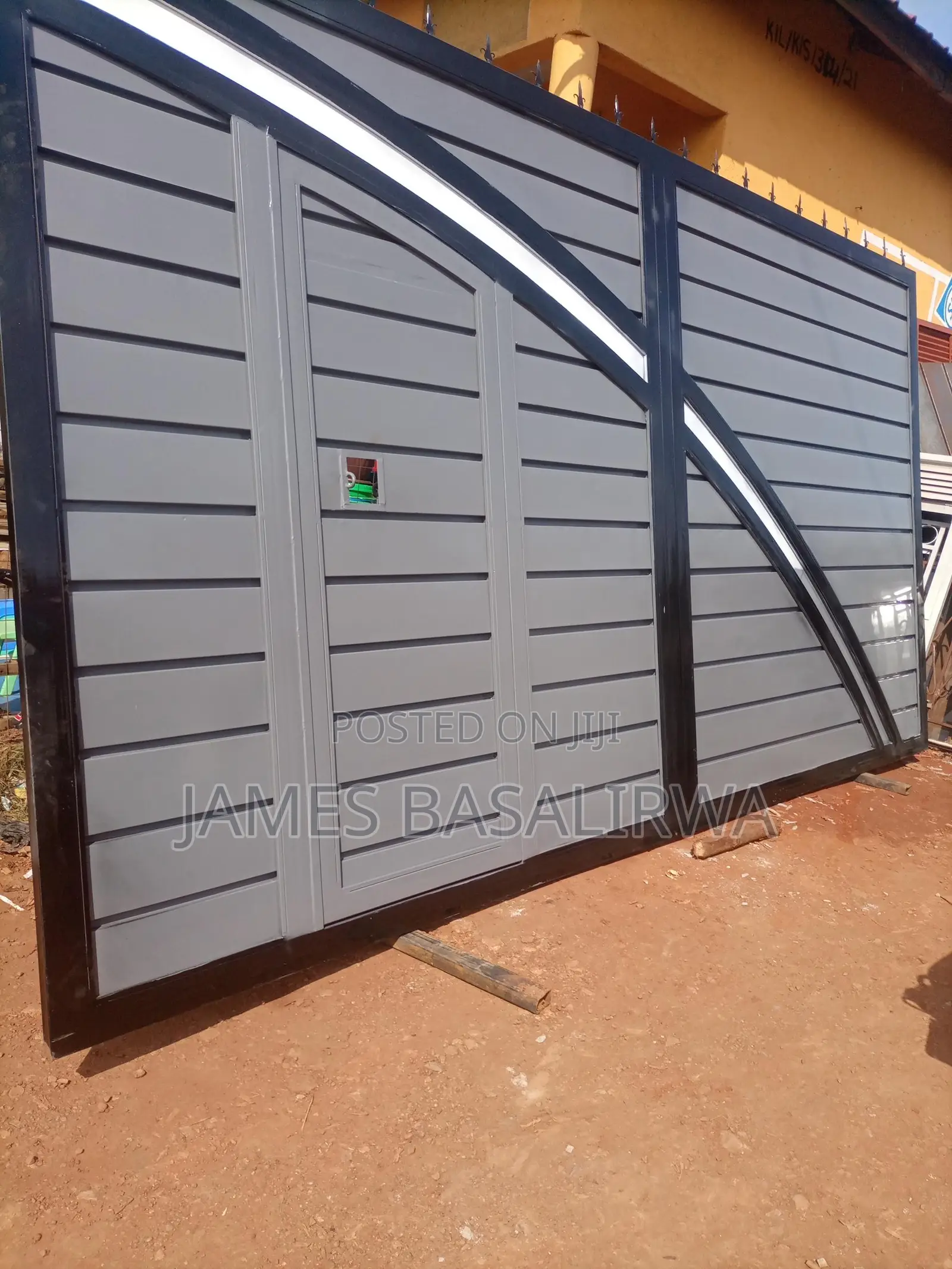 Metallic Steel Gate