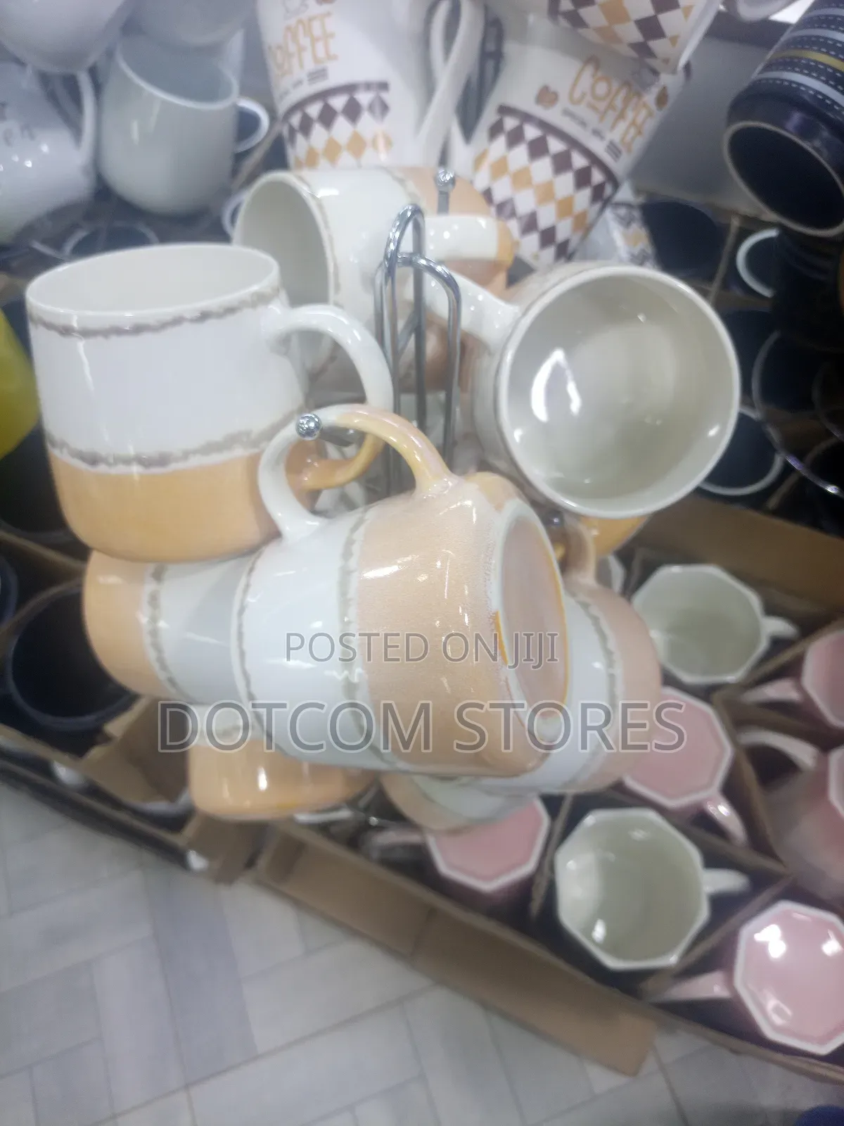 Set of Ceramic Coffee Mugs,