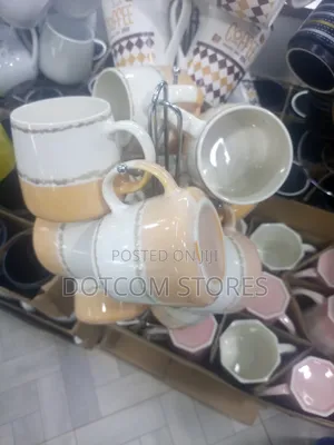 Set of Ceramic Coffee Mugs,