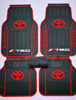 Toyota-branded Trd Heavy-duty Rubber Car Floor Mats
