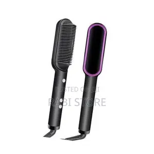 Hot-air Hair Styling Comb And Hair Straightener 2 In 1