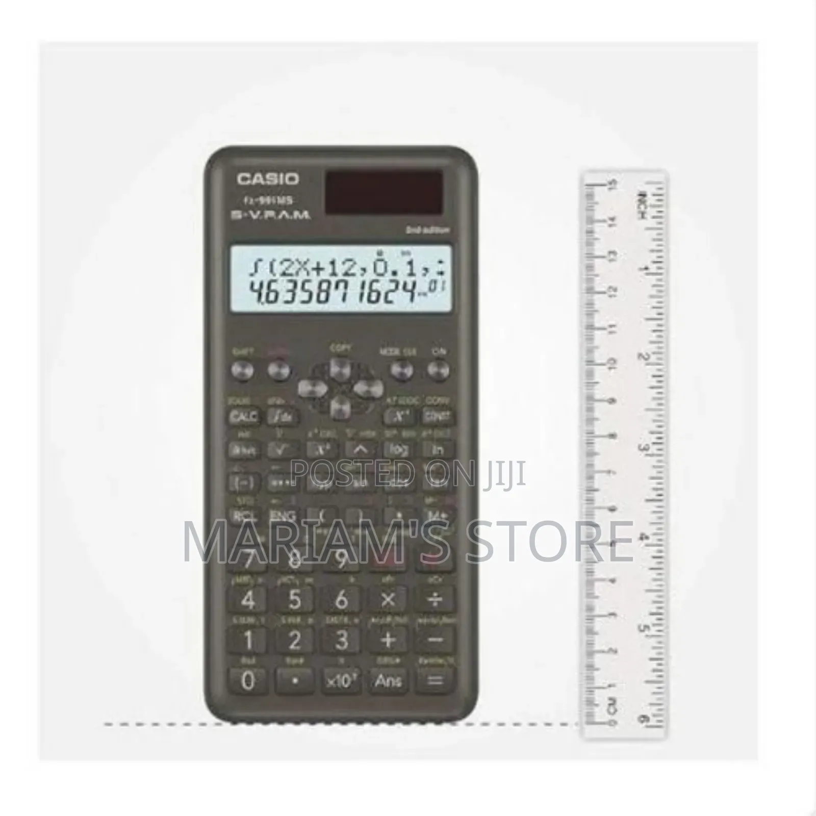 Casio Original Scientific Calculator Fx-99ms 2 Generation- Black
